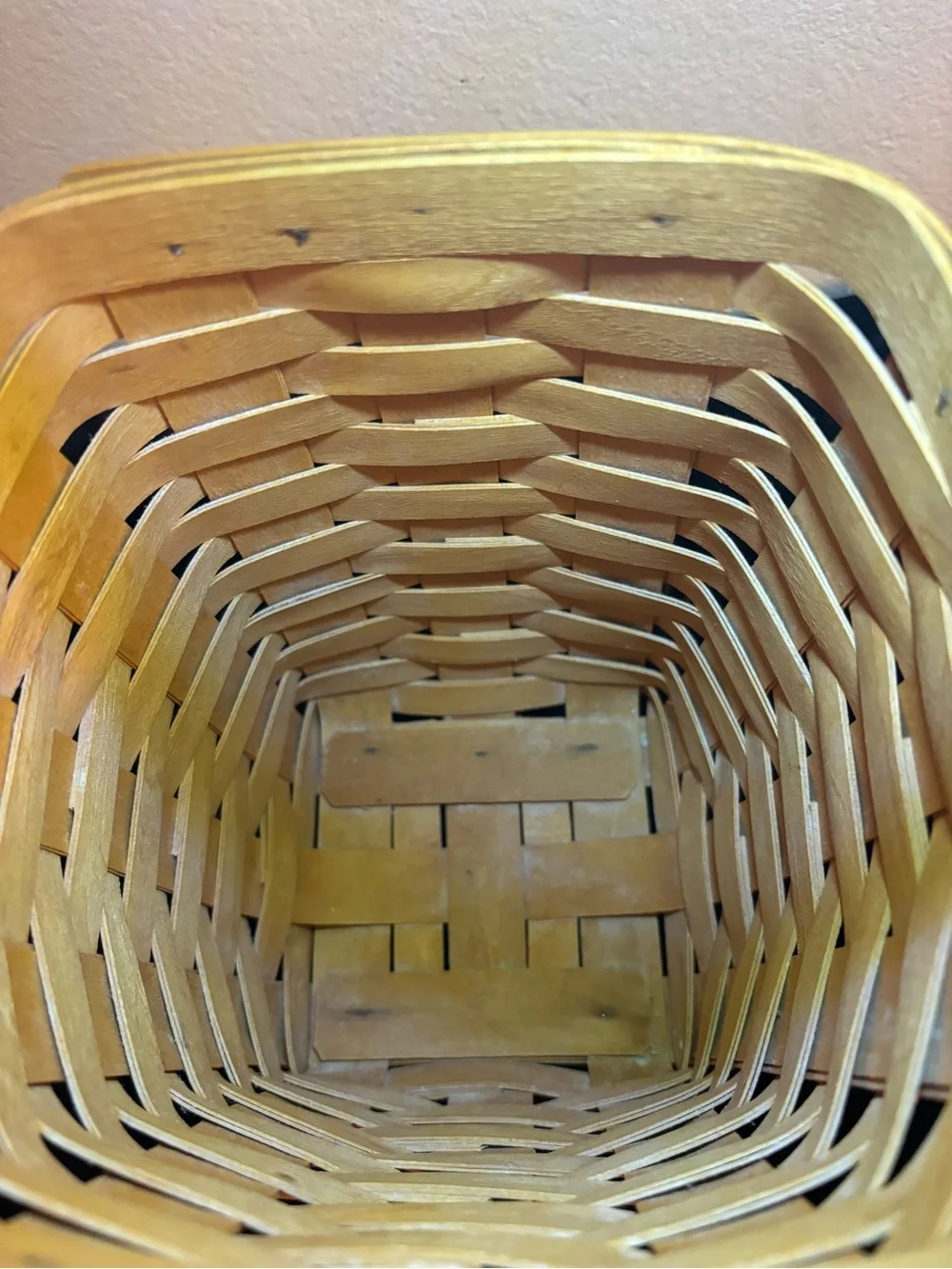 Longaberger Vintage 1998 Classic Tall Spoon Basket, 6.5”W, 8.5”H